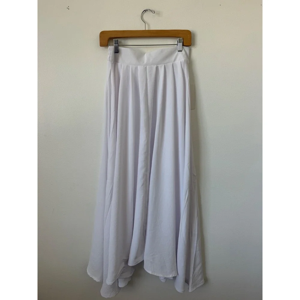 Love University 2-Piece Set – White Cropped Top & Maxi Skirt – Women's Size S - Picture 6 of 9